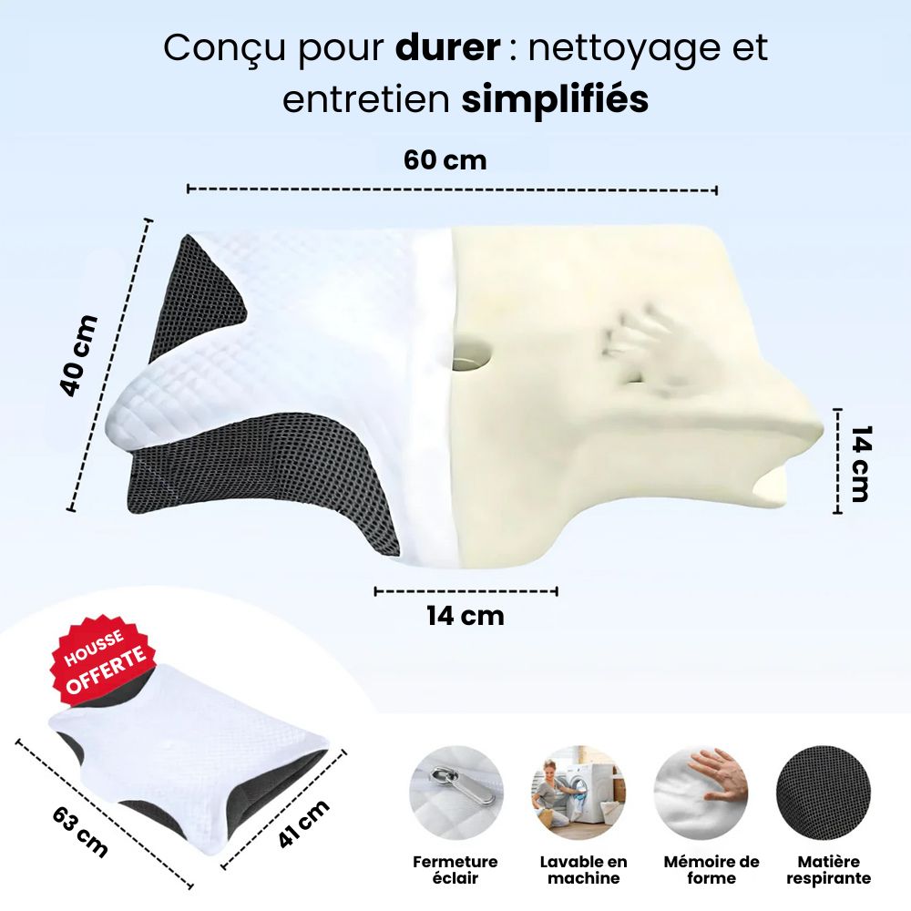 Oreiller Ergonomique Cervical - CerviMed