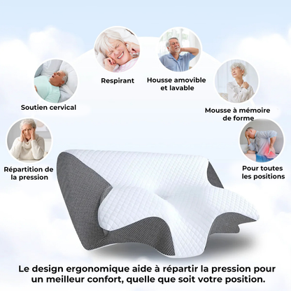 Oreiller Ergonomique Cervical - CerviMed